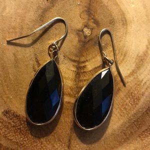 black and gold earrings